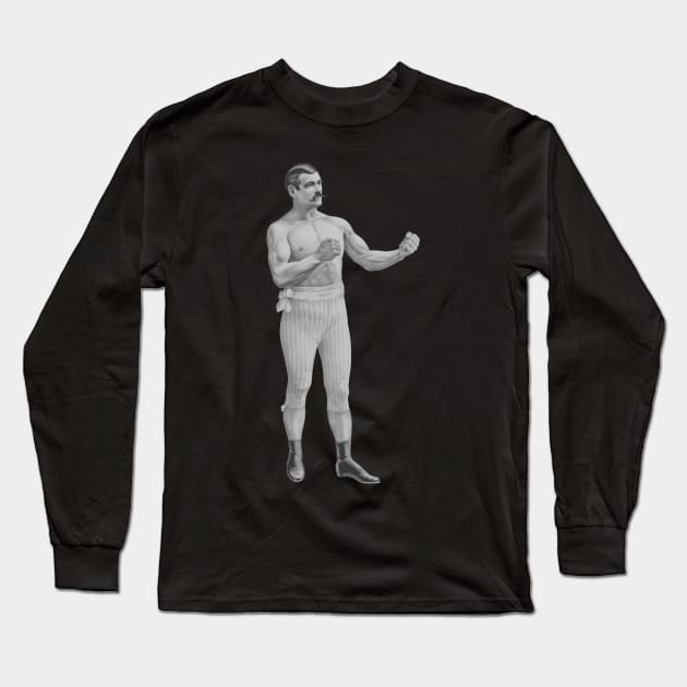 John L. Sullivan - Bare-Knuckle Boxer Long Sleeve T-Shirt by warishellstore